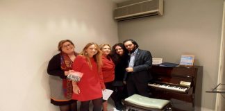 Nella foto, da sinistra, Maria Giovanna Romaniello, Cristina Patturelli, Antonella del Giudice, Angela di Maso, Marco Rozza alla Luetec per il secondo appuntamento con "Operevviva"\ ilmondodisuk.com