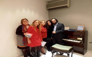 Nella foto, da sinistra, Maria Giovanna Romaniello, Cristina Patturelli, Antonella del Giudice, Angela di Maso, Marco Rozza alla Luetec per il secondo appuntamento con "Operevviva"\ ilmondodisuk.com