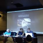 Nelle foto, in alto, un modello di nave cantile in esposizione al Museo del Mare di Bagnoli; al centro, alcuni momenti della presentazione del libro di Antonio Mussari al Blu di Prussia con la giornalista Eleonora Puntillo, la dirigente dell’Istituto Nautico Laura Elvira Romano e il direttore del museo\ilmondodisuk.com