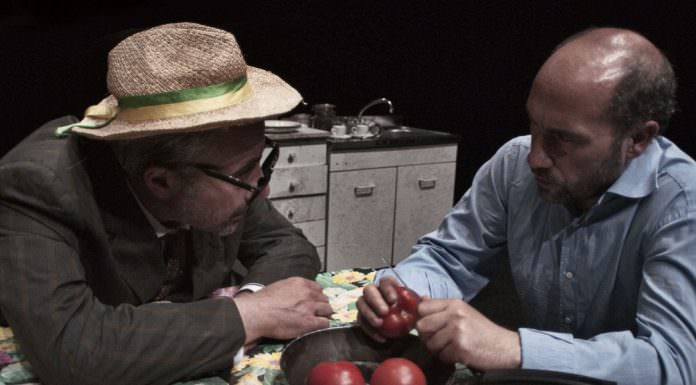 Foto di scena, Spiro Scimone e Francesco Sframeli in "Nunzio"\ilmondodisuk.com