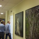 In foto, alcune opere di Pina Della Rossa, in mostra a palazzo Partanna (piazza dei Martiri, 58 - Napoli)\ilmondodisuk.com
