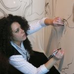 L'artista Daniela Valentino\ilmondodisuk.com