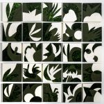 Nelle foto, alcune opere in mostra: "Neapolis" (in alto), qui sopra,"Metamorfica luna"\ilmondodisuk.com