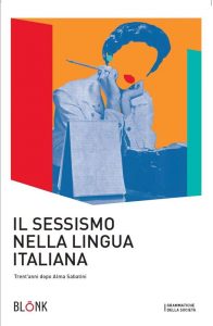 Qui sopra, la copertina del libro. In alto, una giovane donna al lavoro: la scrittura inclusiva è un dibattito aperto anche in Francia