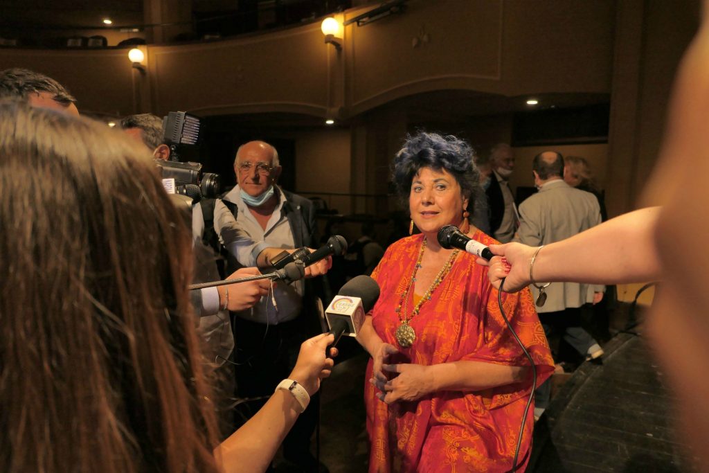 In foto Marisa Laurito, direttrice del Teatro Trianon Viviani