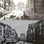 Nuovo Sedile di Porto - Omnibus Pittoresco 1838 _ L_Hotel De Geneve in Via Medina - Alinari 1986