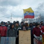 Un'immagine delle recenti proteste di piazza in Ecuador promosse dalle comunità indigene