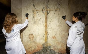 Chiesa di Santa Luciella/ Al via il restauro di due anime pezzentelle: un dipinto del ‘700 scoperto per caso, sotto l’intonaco