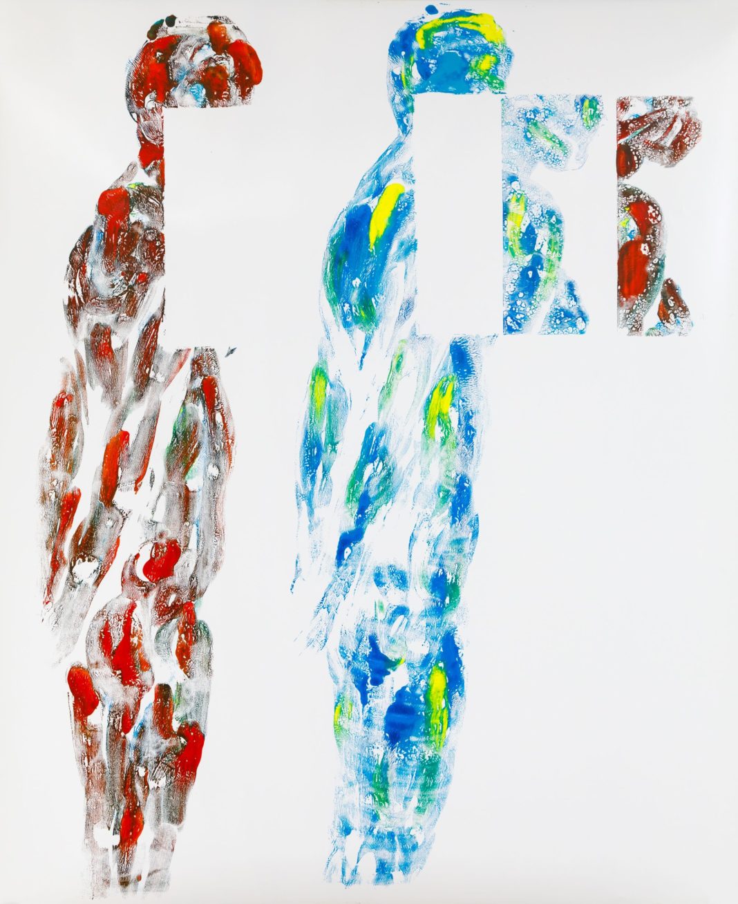 Giacomo Montanaro La Forma dell'Istante 2026 tecnica mista su carta fotografica 110x90 cm 5