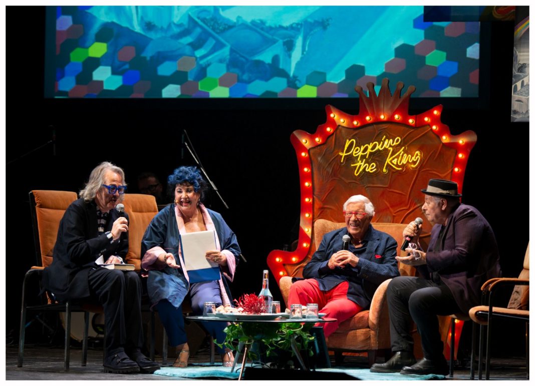 Peppino di Capri al Trianon Viviani, con Gigi Marzullo, Marisa Laurito ed Enzo Gragnaniello, 25 ottobre 2024 - foto ERNESTO ALBANO