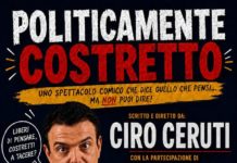 San Giorgio a Cremano/ Villa Vannucchi: Ciro Ceruti è “Politicamente costretto” in una nuova sfida teatrale