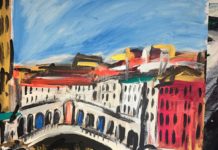 Hotel La Fenice et Des Artistes/ Il pittore campano Fernando Mangone racconta le meraviglie di Venezia. Quando la Serenissima diventa luce