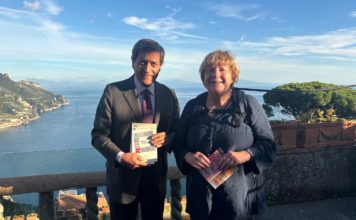 Ravello/ La bellezza di Villa Rufolo incanta l’ex cancelliera tedesca Angela Merkel