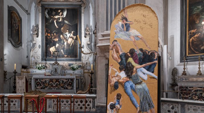 Pio Monte della Misericordia/ “Make a wish”: la fragilità umana dipinta dall’artista cinese Yu Hong dialoga con il capolavoro di Caravaggio